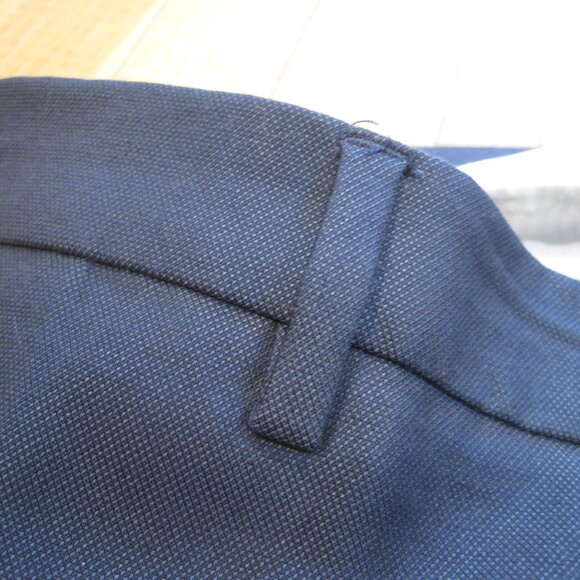 Perry Ellis Portfolio Navy Blue Dress Pants 32W 30L Modern Fit Trousers 32x30 - Picture 7 of 10